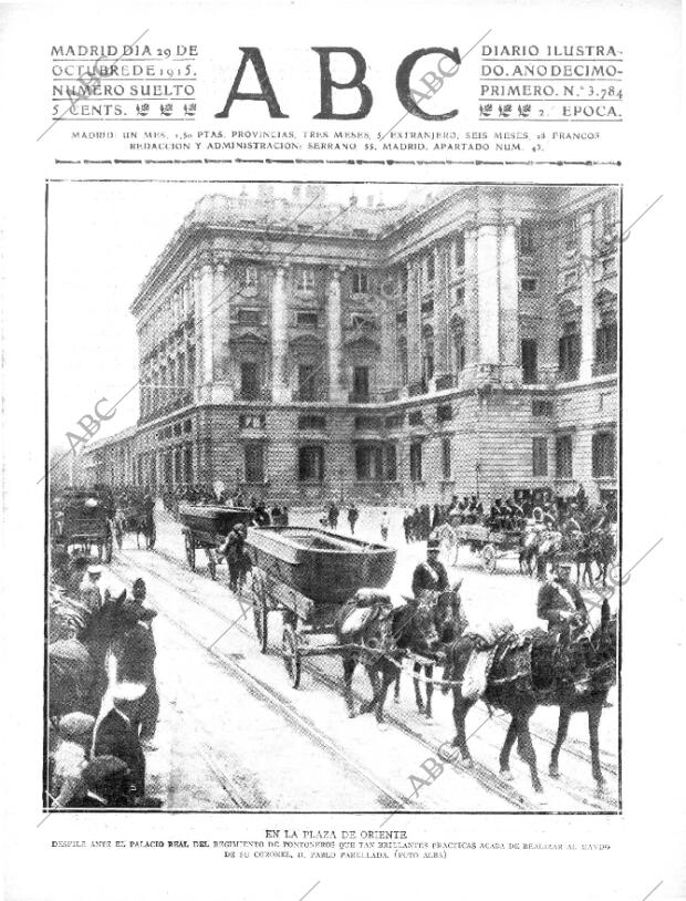 ABC MADRID 29-10-1915 página 1