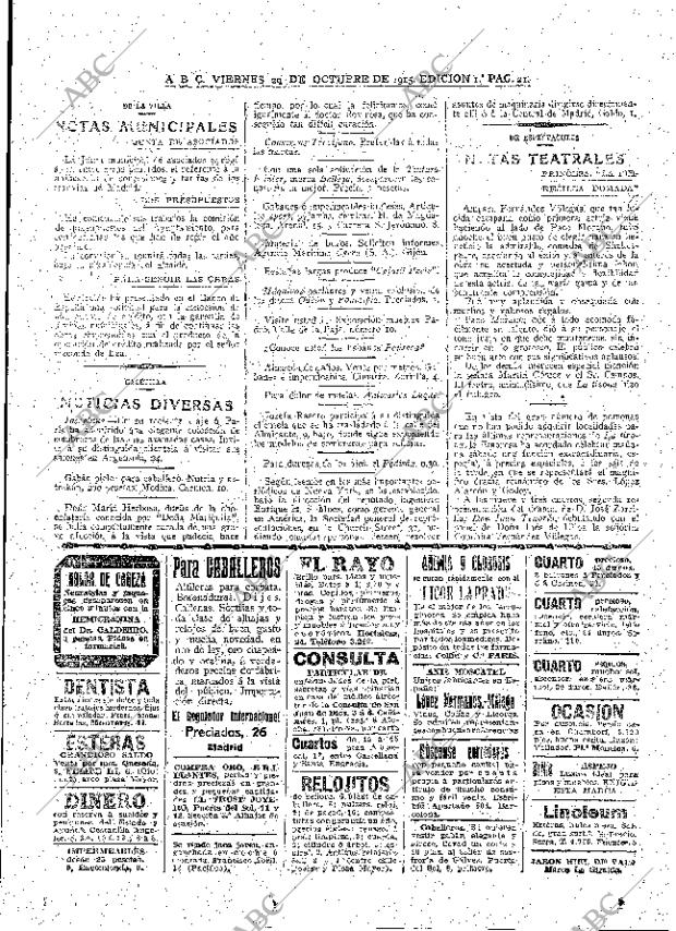 ABC MADRID 29-10-1915 página 21