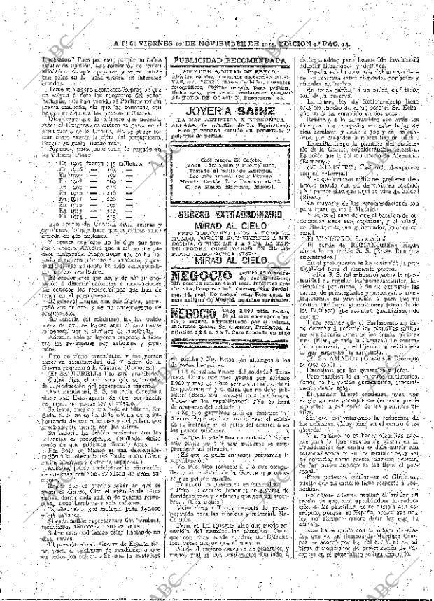 ABC MADRID 12-11-1915 página 14