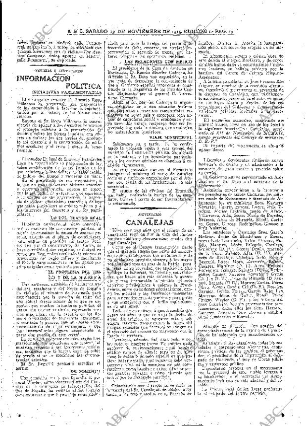 ABC MADRID 13-11-1915 página 19