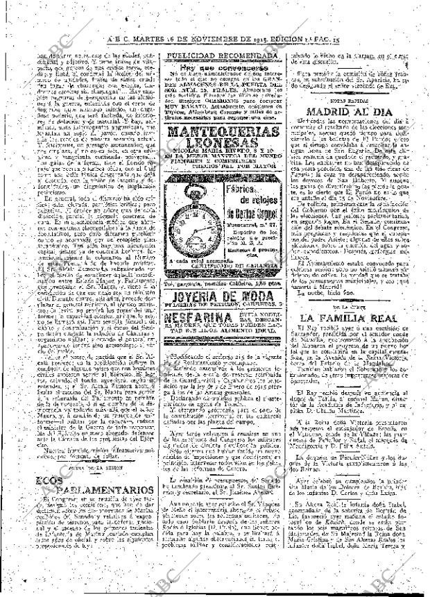 ABC MADRID 16-11-1915 página 15