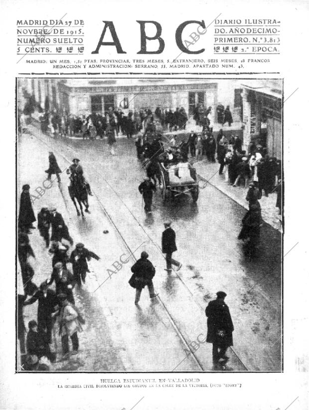 ABC MADRID 27-11-1915 página 1