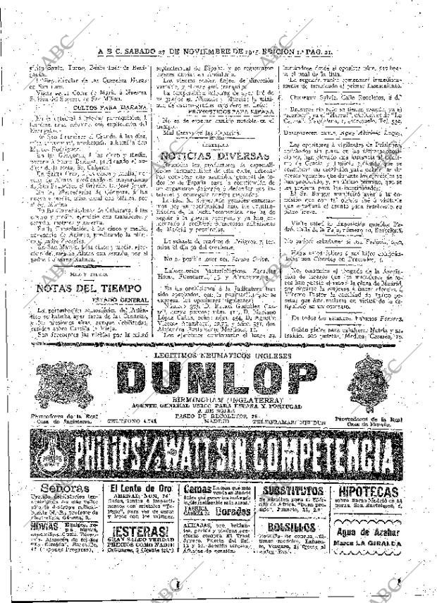ABC MADRID 27-11-1915 página 21