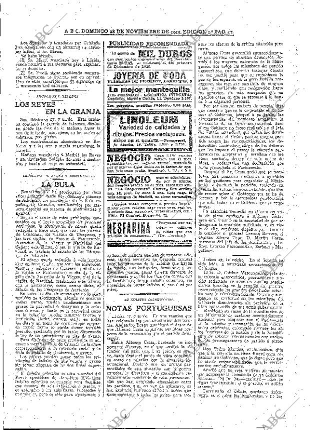 ABC MADRID 28-11-1915 página 17