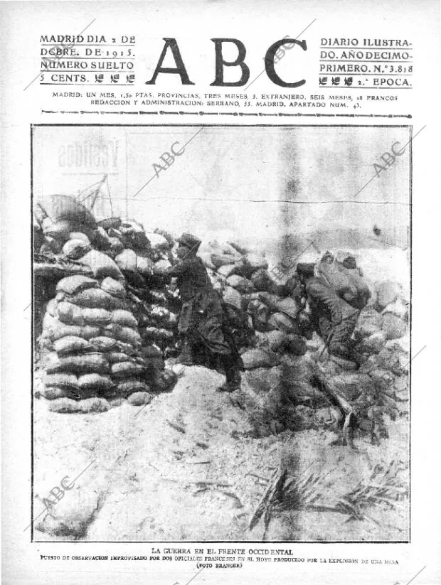 ABC MADRID 02-12-1915 página 1