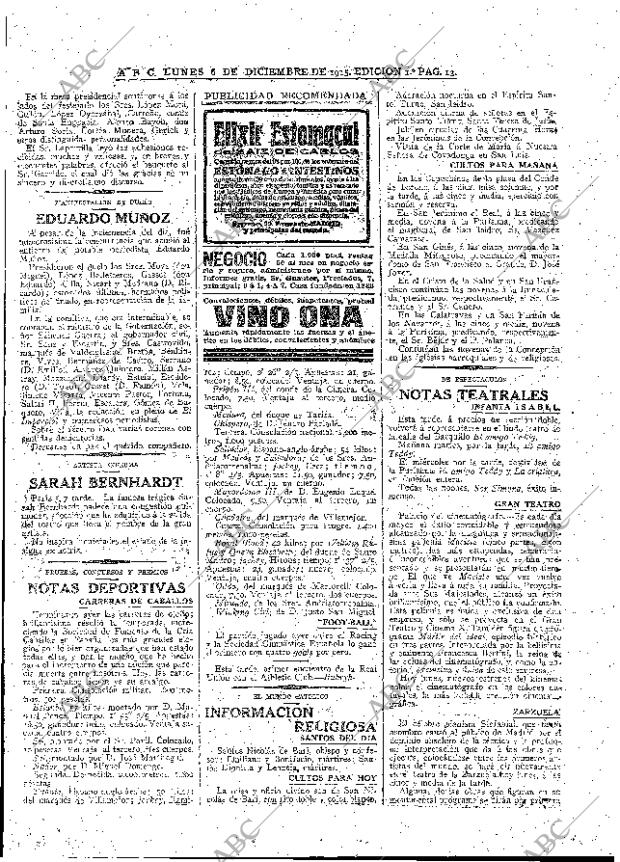 ABC MADRID 06-12-1915 página 13