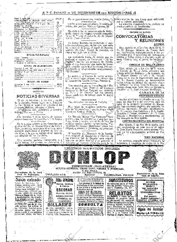 ABC MADRID 11-12-1915 página 18