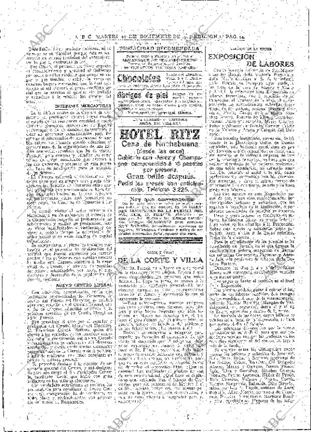 ABC MADRID 21-12-1915 página 14