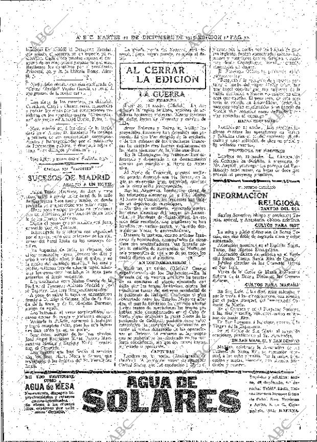 ABC MADRID 21-12-1915 página 20