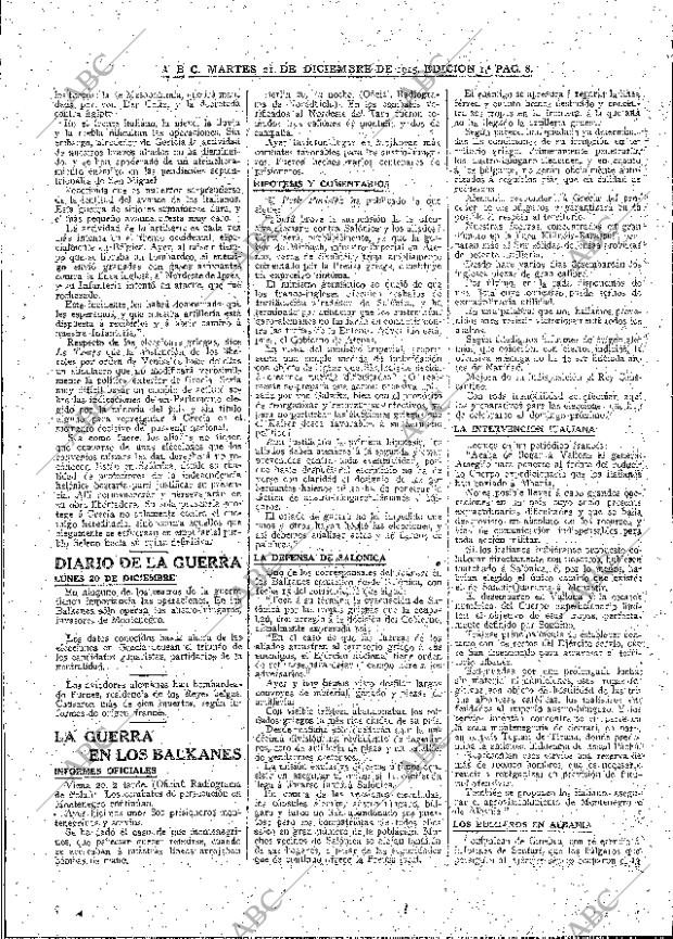 ABC MADRID 21-12-1915 página 8