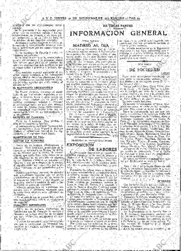 ABC MADRID 30-12-1915 página 14