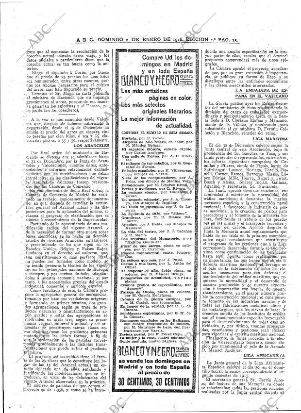 ABC MADRID 02-01-1916 página 15
