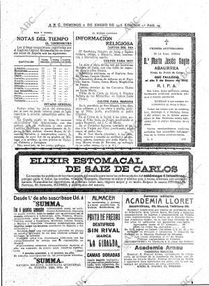 ABC MADRID 02-01-1916 página 19