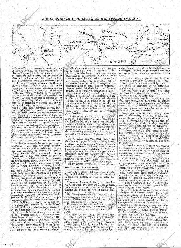 ABC MADRID 02-01-1916 página 7