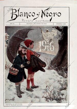 BLANCO Y NEGRO MADRID 02-01-1916 página 1