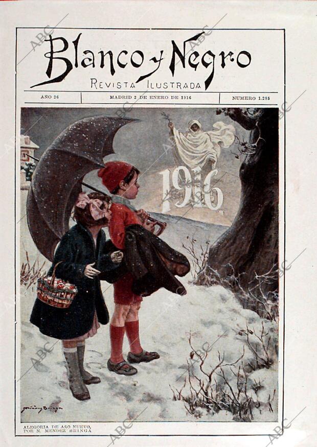 BLANCO Y NEGRO MADRID 02-01-1916 página 1
