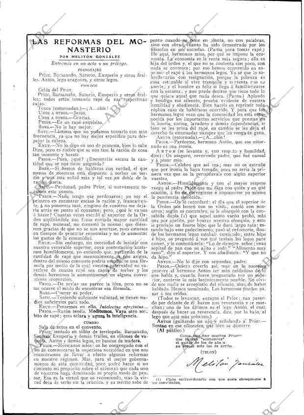 BLANCO Y NEGRO MADRID 02-01-1916 página 18