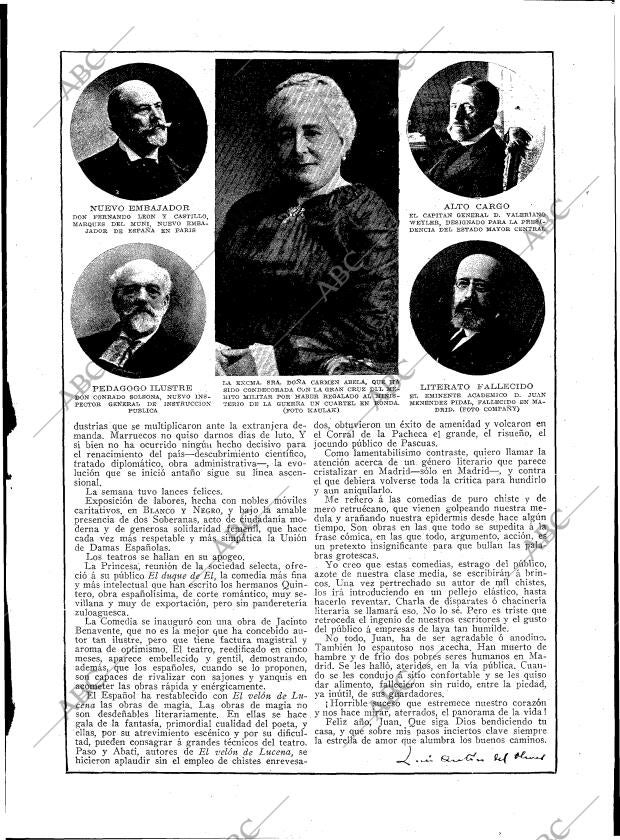 BLANCO Y NEGRO MADRID 02-01-1916 página 29