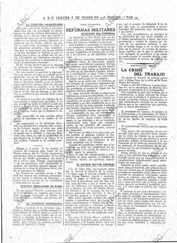 ABC MADRID 06-01-1916 página 15