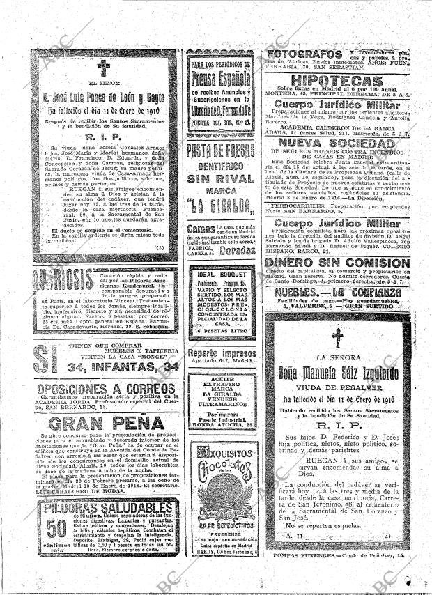 ABC MADRID 12-01-1916 página 22