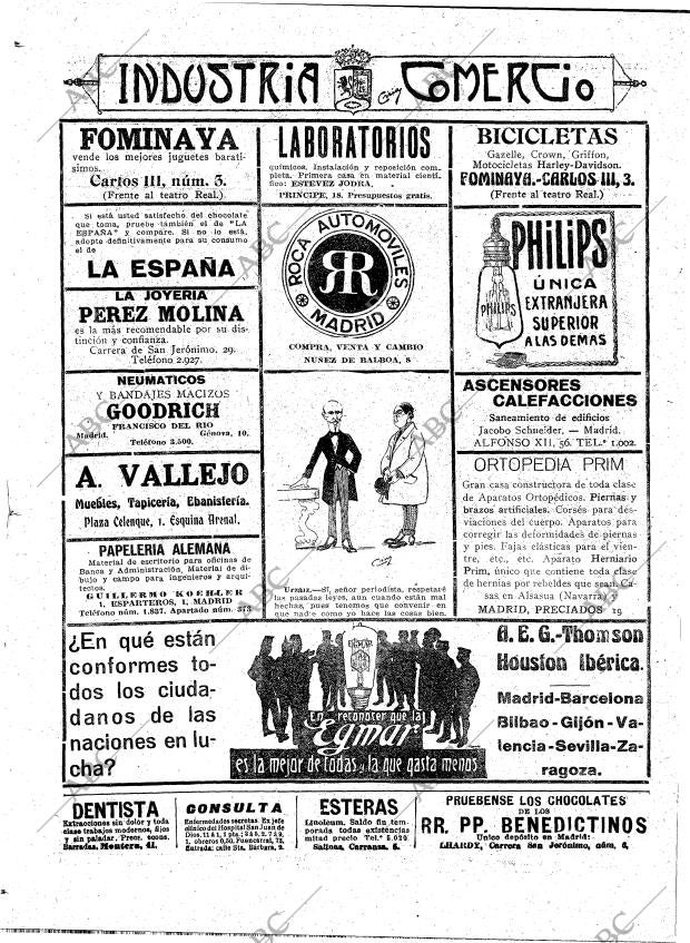 ABC MADRID 14-01-1916 página 2