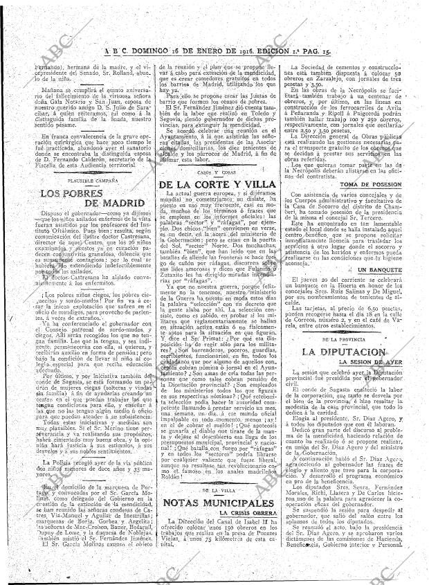 ABC MADRID 16-01-1916 página 15