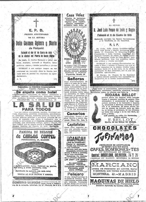 ABC MADRID 16-01-1916 página 24