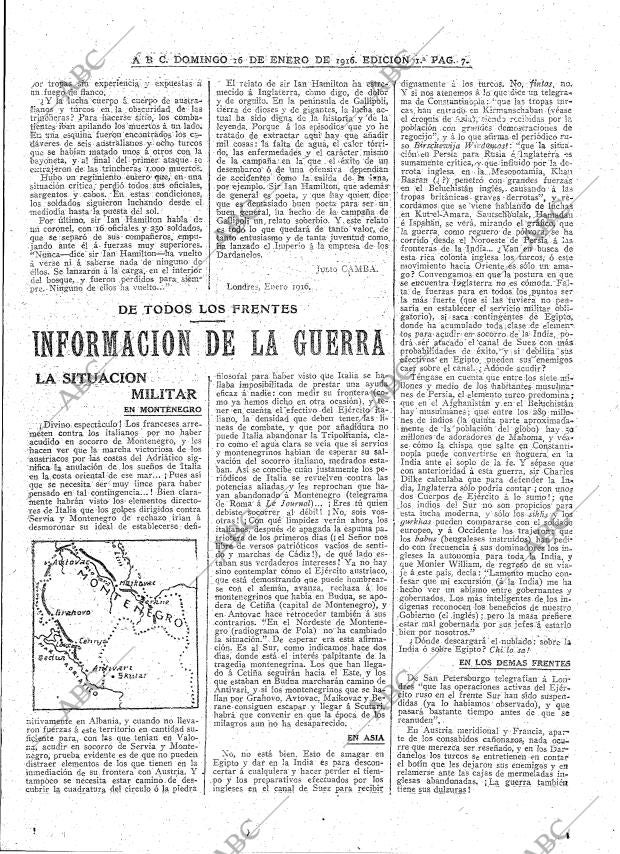 ABC MADRID 16-01-1916 página 7