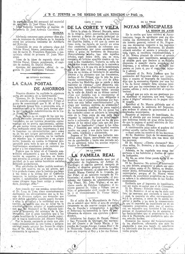 ABC MADRID 20-01-1916 página 13