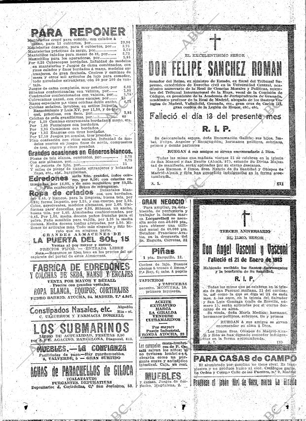 ABC MADRID 20-01-1916 página 22