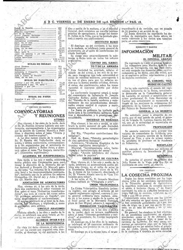 ABC MADRID 21-01-1916 página 18