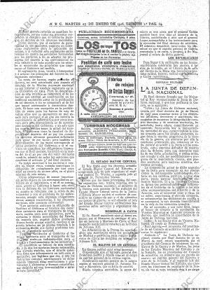 ABC MADRID 25-01-1916 página 14