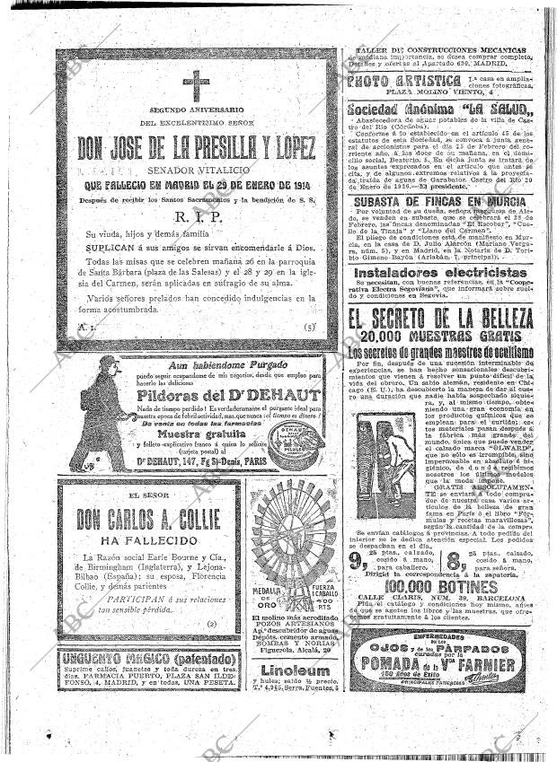 ABC MADRID 25-01-1916 página 24