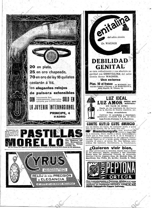 ABC MADRID 25-01-1916 página 25