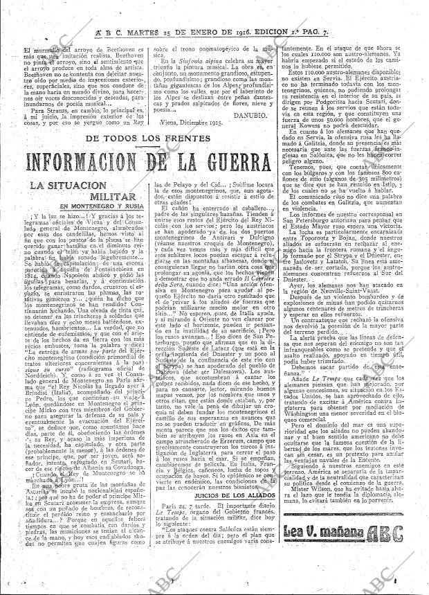 ABC MADRID 25-01-1916 página 7