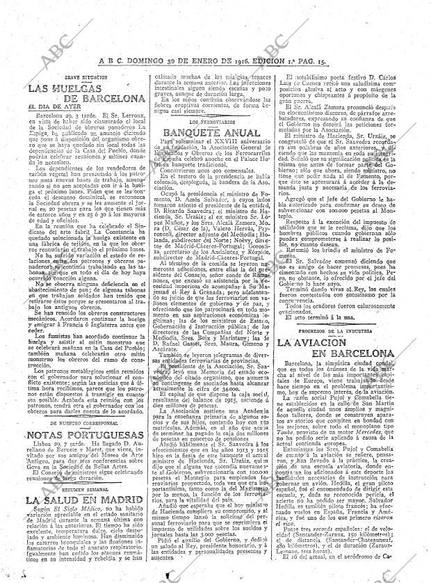 ABC MADRID 30-01-1916 página 15