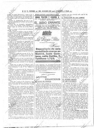 ABC MADRID 31-01-1916 página 14