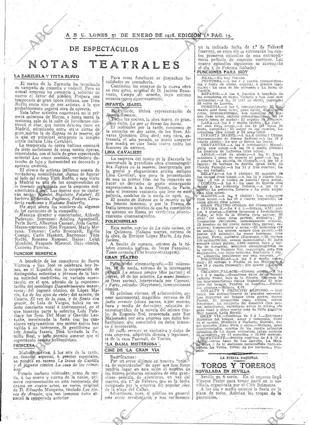 ABC MADRID 31-01-1916 página 15