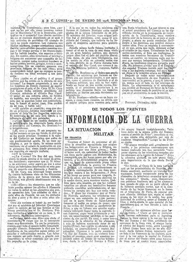 ABC MADRID 31-01-1916 página 5