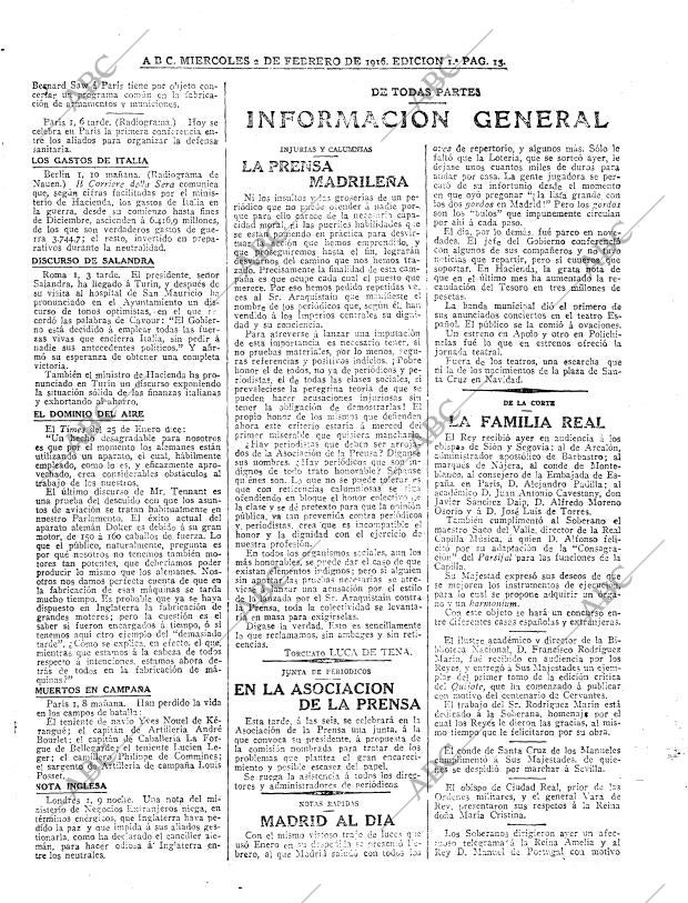 ABC MADRID 02-02-1916 página 13