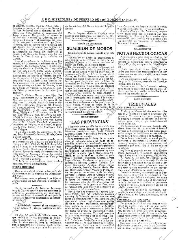 ABC MADRID 02-02-1916 página 15