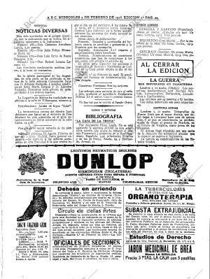 ABC MADRID 02-02-1916 página 20