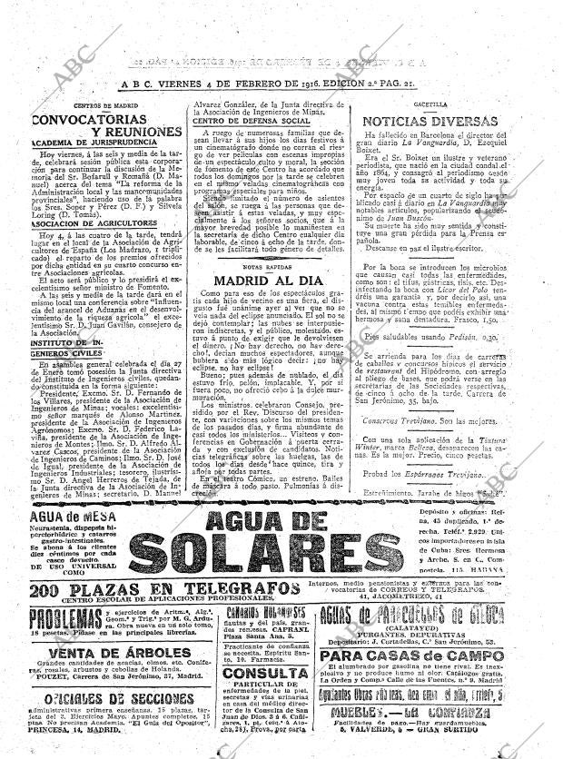 ABC MADRID 04-02-1916 página 21