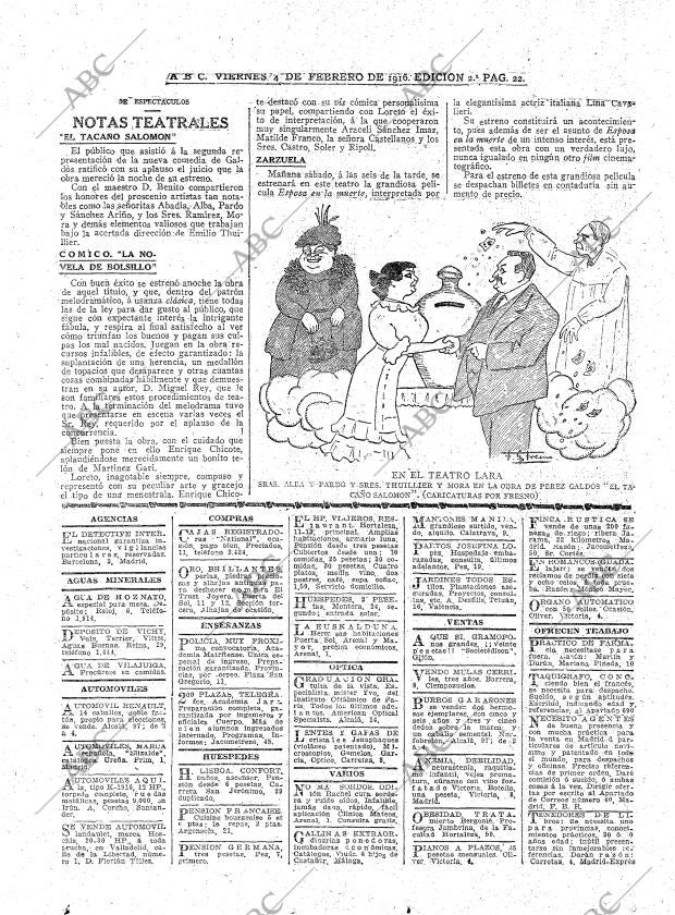 ABC MADRID 04-02-1916 página 22
