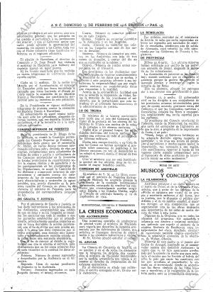 ABC MADRID 13-02-1916 página 15