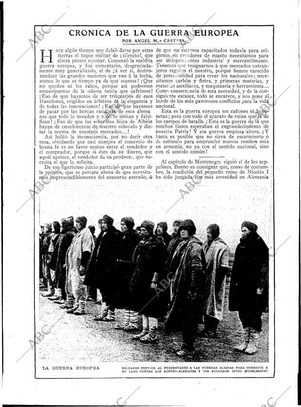 BLANCO Y NEGRO MADRID 13-02-1916 página 3