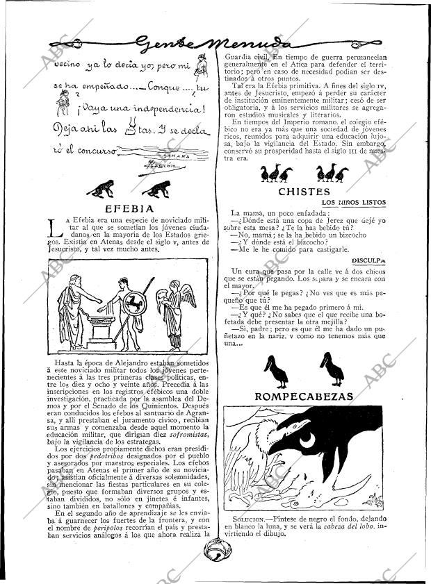 BLANCO Y NEGRO MADRID 13-02-1916 página 42