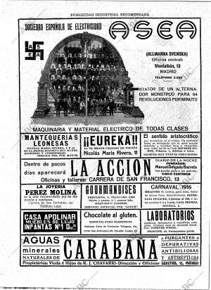 ABC MADRID 25-02-1916 página 2