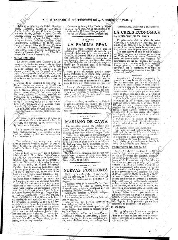 ABC MADRID 26-02-1916 página 13