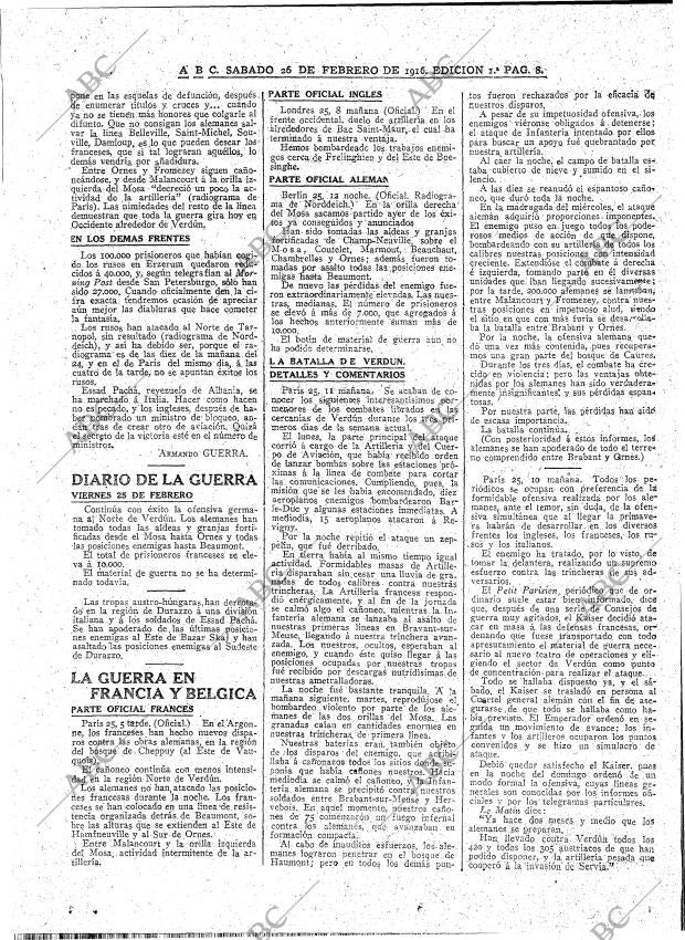 ABC MADRID 26-02-1916 página 8